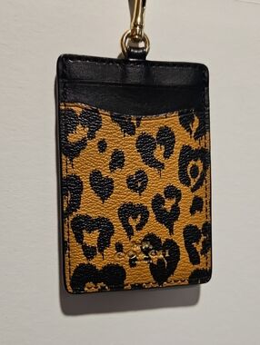 Coach Leopard Card Holder